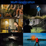 Blue Ocean Camping Light Rechargeable Telescopic and Collapsible lantern Light with 32 Bright LED, 10000mAh Built-in Battery, Magnetic Road Light & Flash Light for Adventure, Hiking, Camping tent