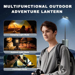 Blue Ocean Camping Light Rechargeable Telescopic and Collapsible lantern Light with 32 Bright LED, 10000mAh Built-in Battery, Magnetic Road Light & Flash Light for Adventure, Hiking, Camping tent