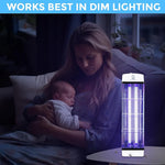 Blue Ocean 40W Mosquito Killer Lamp Fly And Mosquito Zapper And Insect Killer for Bugs and Flying Insects, 3800V UV Dual Tube Light with chain and hook for hanging قاتل البعوض