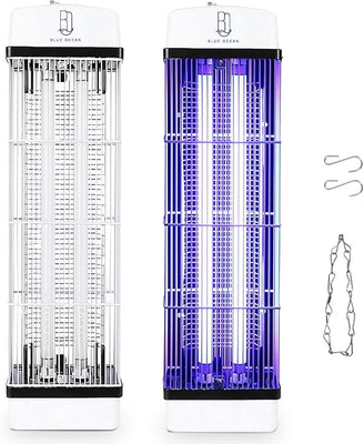 Blue Ocean 40W Mosquito Killer Lamp Fly And Mosquito Zapper And Insect Killer for Bugs and Flying Insects, 3800V UV Dual Tube Light with chain and hook for hanging قاتل البعوض