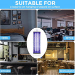 Blue Ocean 40W Mosquito Killer Lamp Fly And Mosquito Zapper And Insect Killer for Bugs and Flying Insects, 3800V UV Dual Tube Light with chain and hook for hanging قاتل البعوض