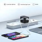 SuperCharge 5-Port Universal Travel Adapter with USB-C