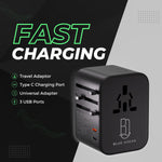 Blue Ocean Universal Travel Adapter 35.5W