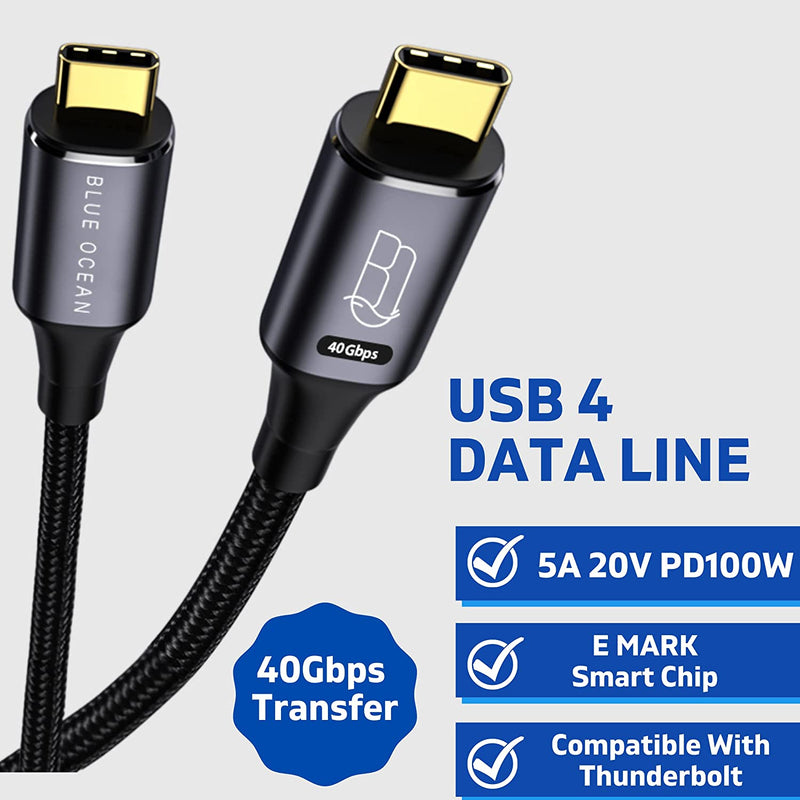 Thunderbolt charge 100W 40Gbps USB4 Cable