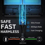 Thunderbolt charge 100W 40Gbps USB4 Cable