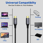 Thunderbolt charge 100W 40Gbps USB4 Cable