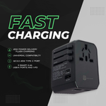 PowerPro Travel Adapter and Charger PD/QC 45W