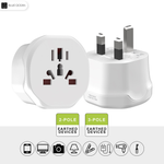 Global Power Adapter with 13A Fuse